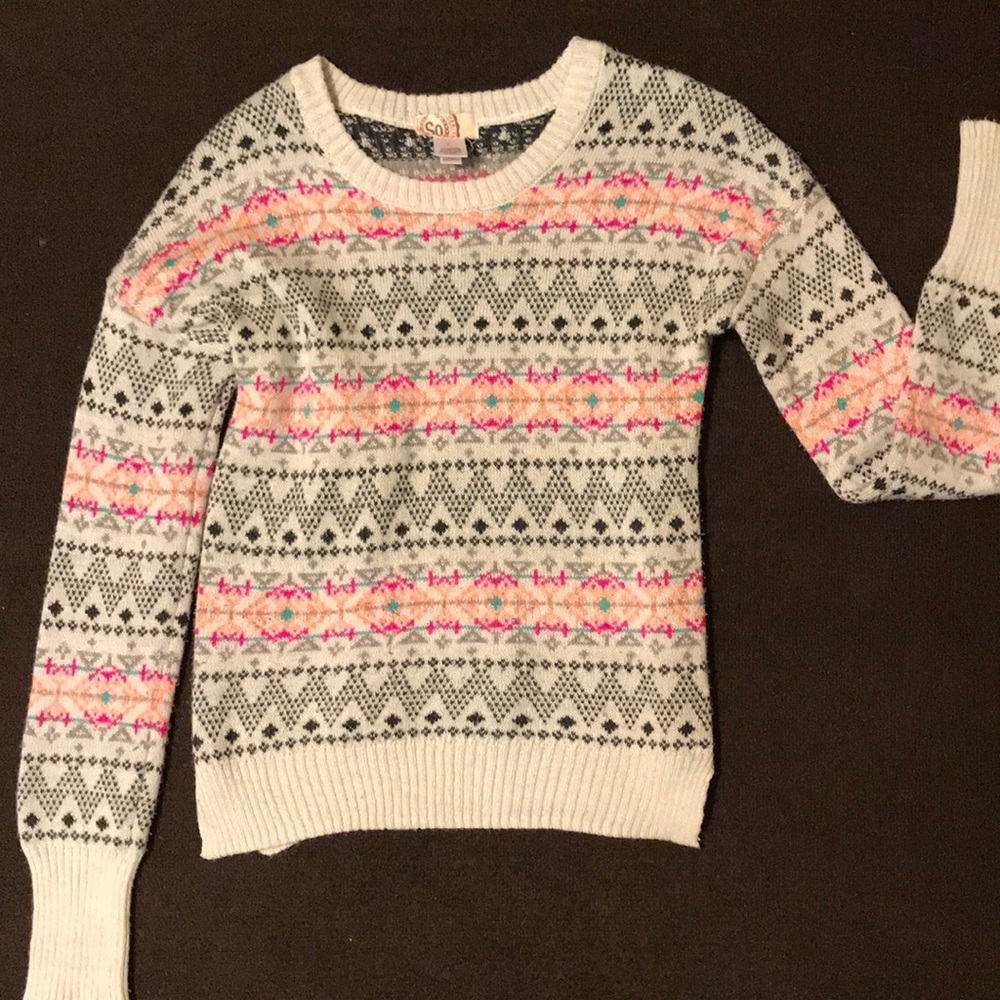 Patterned sweater